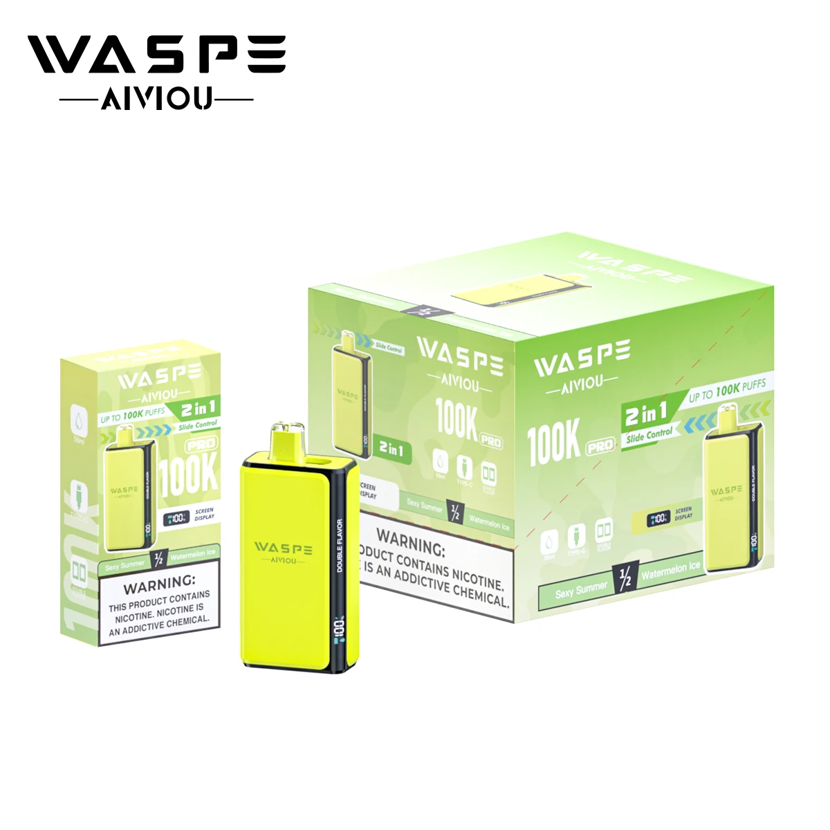 Waspe Double Flavor 100K pro 33 Waspe Double Flavor 100K pro 33